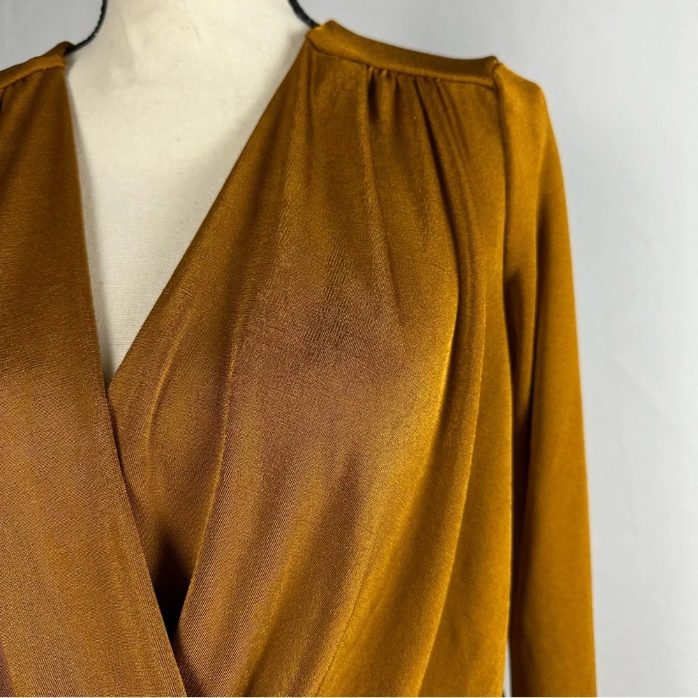 FREE PEOPLE Intimately X Revolve Turnt Bodysuit in honey ginger - size small